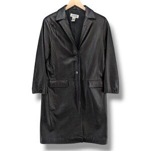 Alfani Outerwear Leather Trench Coat
